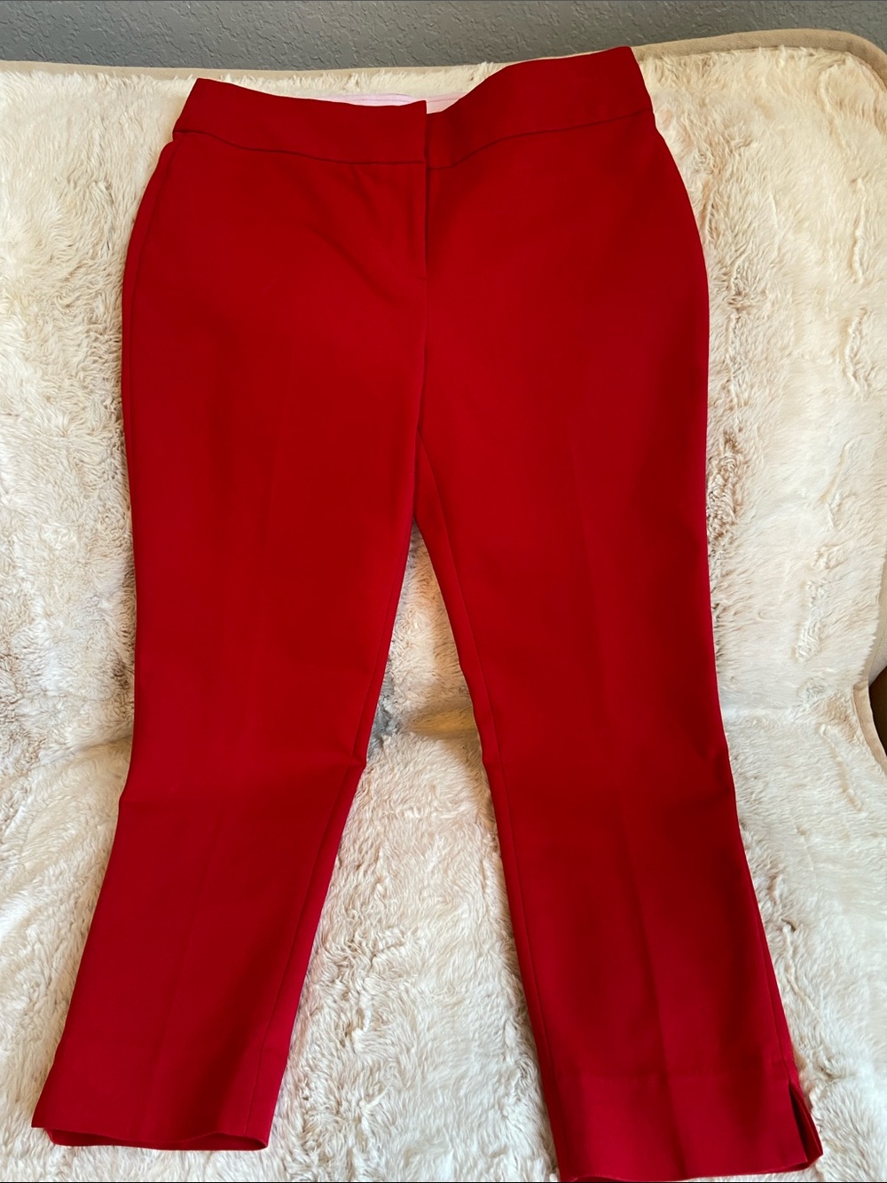 Michael Kors Red Ankle Pants